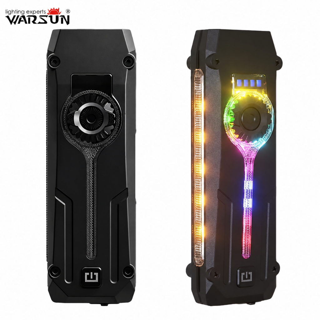 WARSUN DT011 ไฟฉาย LED แม่เหล็กดูด UV ตรวจจับคราบ ไฟ RGB 7 สี สายรัดข้อมือ กันน้ำ Type-C EDC ไฟฉายุกเฉิน ซ่อมรถ