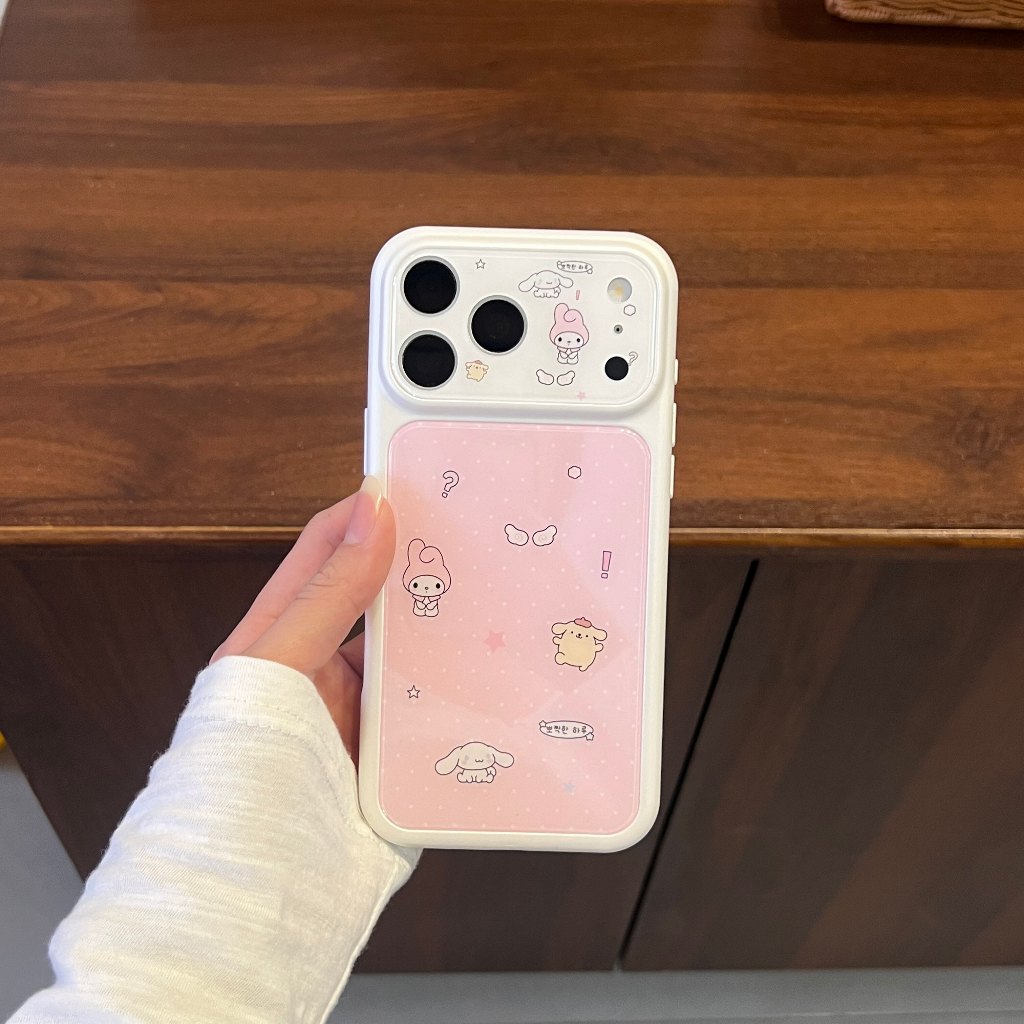 ทันทีเปลี่ยน 17 Pink Melody เคสโทรศัพท์เลนส์รวมทุกอย่างกันกระแทกเหมาะสําหรับ iPhone 17 promax 16 promax 15 promax 11 12 13 17 14plus 15plus 16e 16plus 15pro 17air