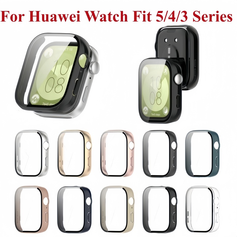 สําหรับ Huawei Watch Fit 5 Pro 4 4 Pro 3 กรณี Anti-scratch ฝาครอบกระจกนิรภัยสําหรับ Huawei Watch Fit4 Pro Fit4 Fit3 ป้องกันหน้าจอ