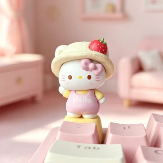 คีย์แคป 3D เฮลโลคิตตี้ หลากหลายดีไซน์ ทำด้วยเรซิน สำหรับคีย์บอร์ดกลไก แกน MX ครอส ตกแต่งคีย์บอร์ด ของขวัญสาวน่ารัก