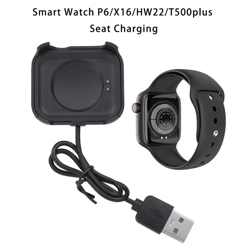แท่นชาร์จสําหรับ HW22 สมาร์ทวอท์ชสายชาร์จ USB SmartWatch CRT สายชาร์จนาฬิกาสําหรับ 2.84 มม./4.0 มม.2PIN/T500 Charger