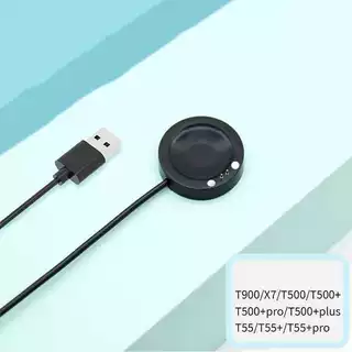 แท่นชาร์จสําหรับ HW22 สมาร์ทวอท์ชสายชาร์จ USB SmartWatch CRT สายชาร์จนาฬิกาสําหรับ 2.84 มม./4.0 มม.2PIN/T500 Charger
