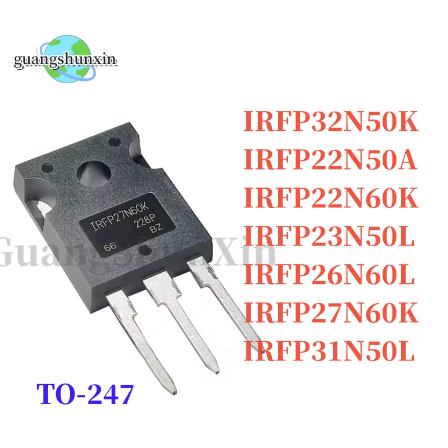 5PCS ใหม่ IRFP32N50K 32N50 TO247 IRFP31N50L IRFP27N60K IRFP26N60L IRFP23N50L IRFP22N60K IRFP22N50Ay 