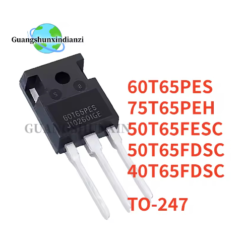 5PCS 100% ใหม่ 60T65PES 50T65FDSC 40T65FDSC 75T65PEH 50T65FESC TO-247 หลอด IGBT นิยมใช้เครื่องเชื่อม