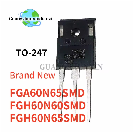5PCS ยี่ห้อใหม่ FGA60N65SMD FGH60N60SMD FGH60N65SMD 60N65SMD 60N60SMD 60N65 60N60 TO-247 TO247 ในสต็