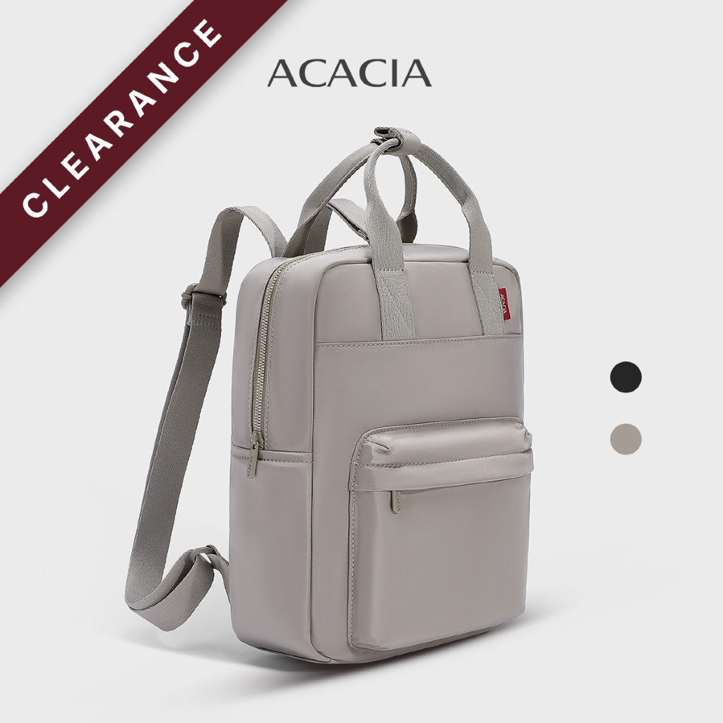 ACACIA Reed - กระเป๋าเป้ Unisex ใส่โน้ตบุ๊ก 14 นิ้ว ผ้าไนลอนกันน้ำ สไตล์มินิมอล ใช้ทุกวัน