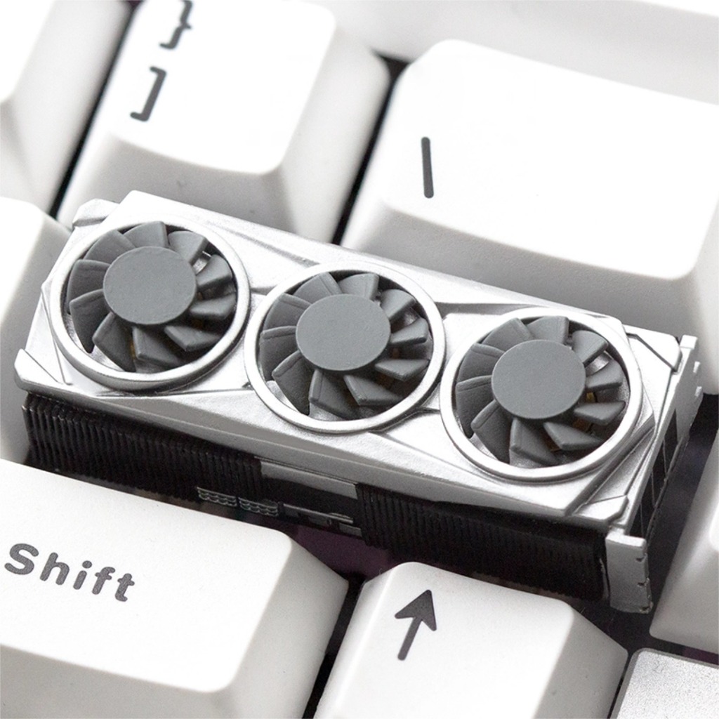 ปุ่มคีย์บอร์ดลายการ์ดจอ GPU ขนาด 2.25U ปุ่มเดียว ดีไซน์สุดครีเอทีฟ ปรับแต่งคีย์บอร์ดได้ตามใจชอบ