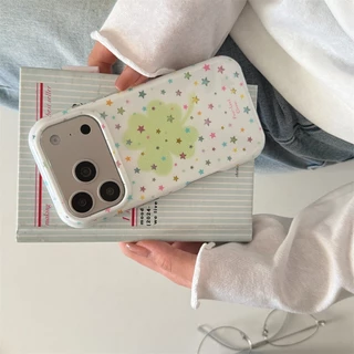 สําหรับ iphone Case 17 Pro Max 16 Pro Max 15 Pro Max Star Clover เคสโทรศัพท์