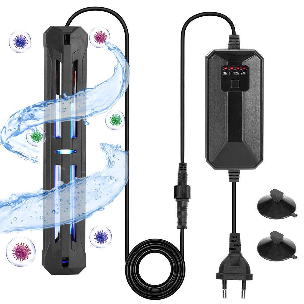 โคมไฟฆ่าเชื้อ UV Sanitizing, โคมไฟฆ่าเชื้อ UVC, น้ํายาฆ่าเชื้อตู้ปลาแบบแยก, การกําจัดสาหร่าย, การฟอก