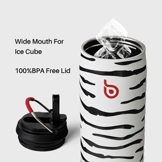 BOTTLE BOTTLE ขวดน้ํา 900ml สแตนเลสเก็บความเย็นถ้วยเก็บอุณหภูมิแบบพกพากระติกเก็บความเย็นสูญญากาศมีหลอดในตัว ใช้สําหรับการออกกํลังกายกีฬากลางแจ้ง