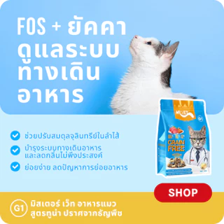 MR.Vet อาหารแมวฟรีซดราย G1 50g Tuna Cat อาหารแห้ง Grain Free โปรตีน 32% ไขมัน 15%