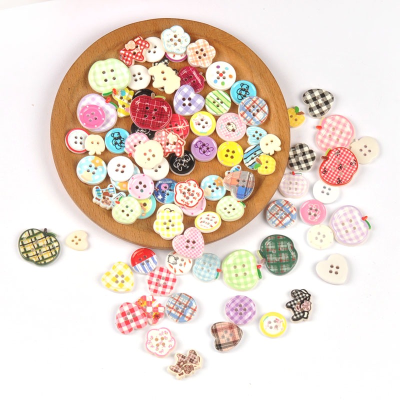 20 ชิ้น 1.2-2.5 ซม.น่ารักพลาสติกการ์ตูนปุ่มสําหรับ DIY Scrapbooking เย็บเสื้อผ้าอุปกรณ์เสริมเด็กเสื้อผ้า Handmade วัสดุ CP4406