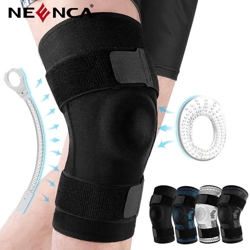 NEENCA เข็มขัดพยุงเข่า  สำหรับกิจกรรมทางกายภาพอย่างบาสเกตบอลและวอลเลย์บอล ป้องกันและการบรรเทาอาการปวดจากการบาดเจ็บบริเวณเข่า – โปรปัง