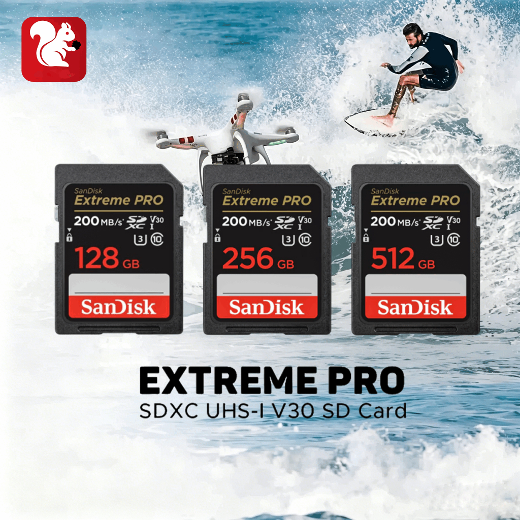 SanDisk Extreme Pro SD Card SDXC Speed R 200MBs 32GB 64GB