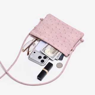 SeaGloca Chic Dot นูนหนังนุ่ม Crossbody กระเป๋า Minimalist Daily Design กระเป๋าสําหรับผู้หญิงไม่มี 10007