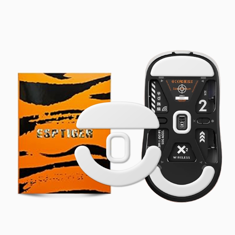 ESPTIGER ICE V2 เมาส์ฟุตรองเท้าสเก็ตสําหรับ PULSAR X2 ไร้สาย / X2 Mini เมาส์สําหรับเล่นเกม