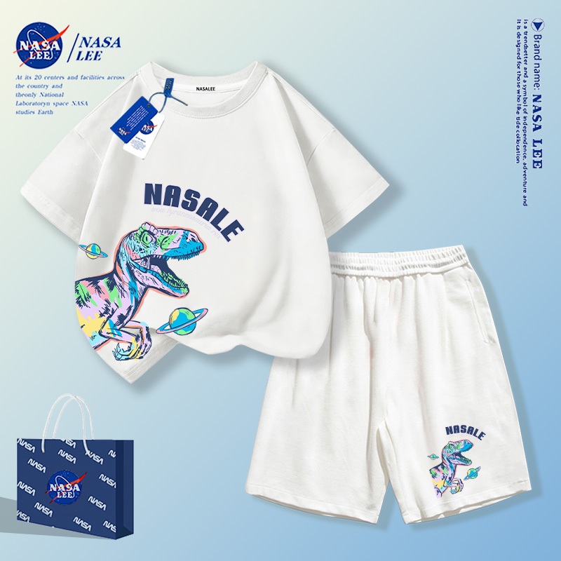 【ส่งจากกรุงเทพฯ】ชุดเซตเสื้อ+กางเกงขาสั้นสีขาว ผ้าคอตตอน รูปที่ 6