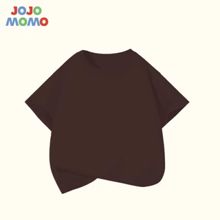 【ส่งในวันเดียวกัน】เสื้อยืดเด็กแขนสั้น สีพื้น 9 สีให้เลือก (ขาว-ดำ-ชมพู-ส้มอ่อน-ฟ้า-เขียว-น้ำตาล-แดง-ม่วง) ผ้าฝ้าย 100% ระบายอากาศดี ใส่สบาย แบบ Unisex