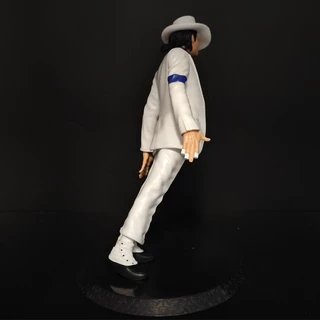 Michael Jackson The Moonwalk Dance อะนิเมะ Action Figure รูปปั้นเดสก์ท็อปเครื่องประดับสะสมของขวัญเล็กๆฮาโลวีนคริสต์มาสของขวัญตกแต่ง