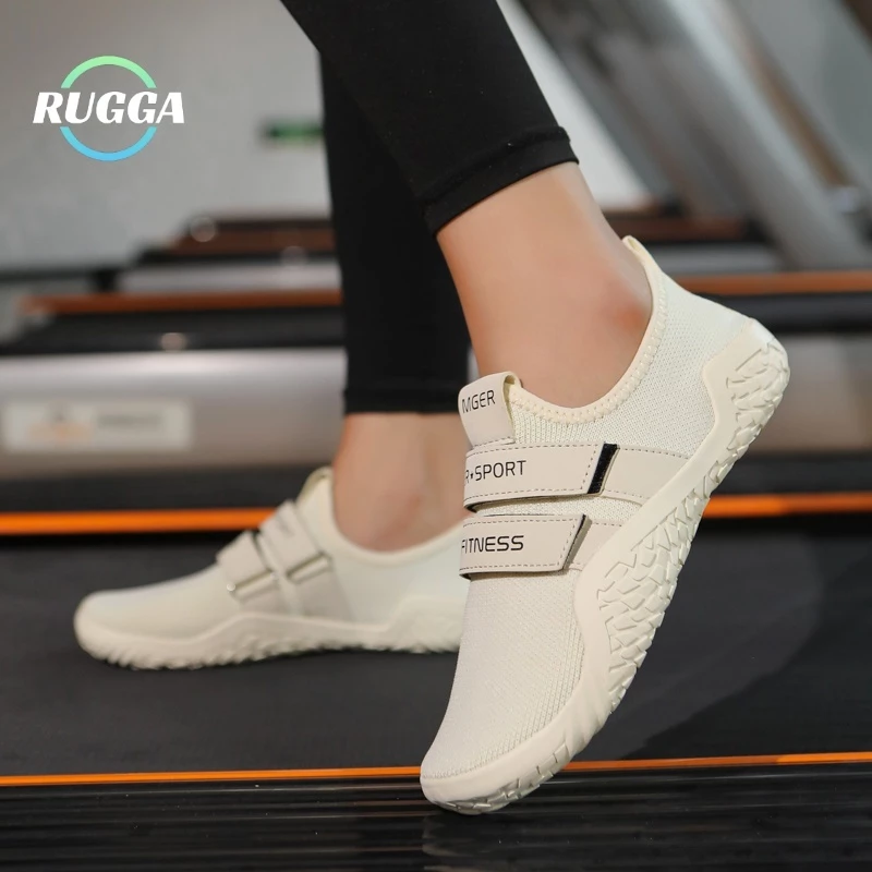RUGGA 2025 ใหม่ Unisex รองเท้า Deadlift สำหรับฟิตเนสและโยคะ ทนทานต่อการลื่น และเหมาะสำหรับการวิ่ง