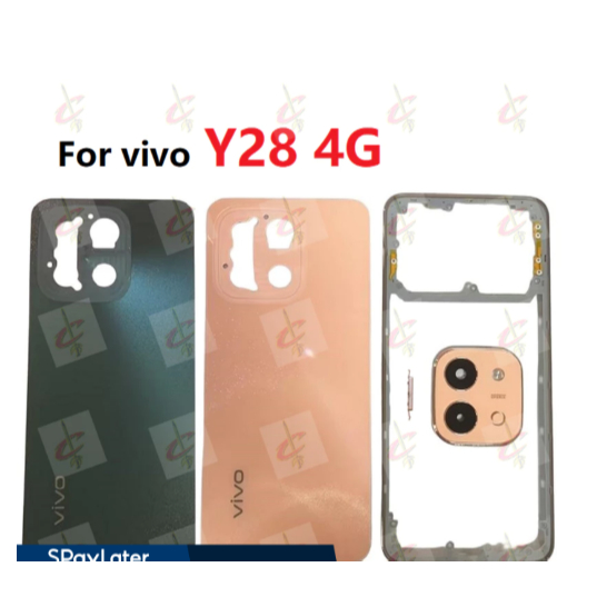 ฝาหลังสําหรับ vivo Y28 4G กรอบกลาง V2352
