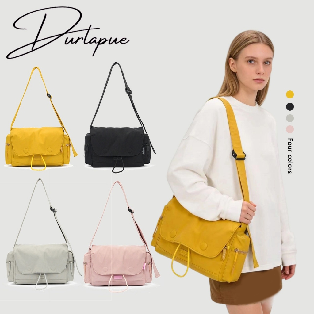 （New product）Drlapue-กระเป๋าสะพายน้ำหนักเบาท้องเก็บของใหญ่ สำหรับการทำงานและการพบปะ