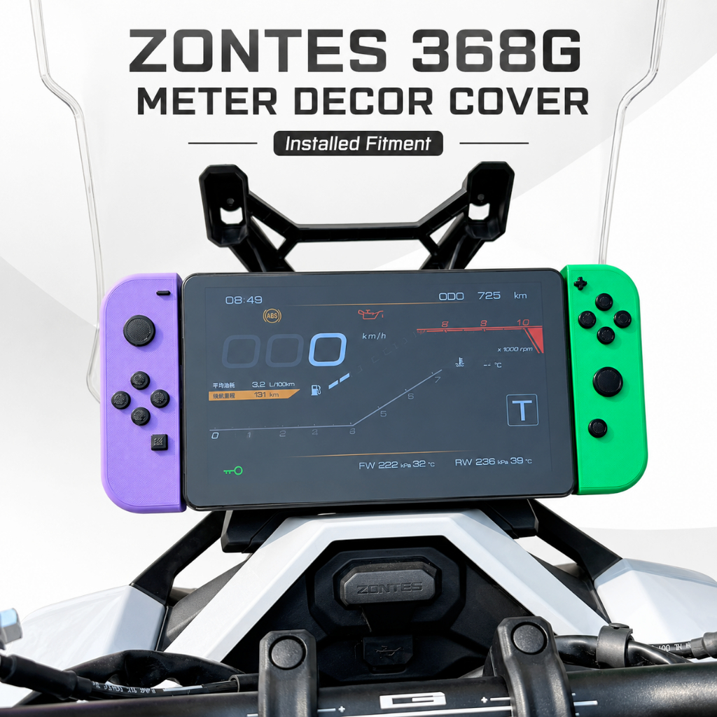 ZONTES เครื่องมือตกแต่งอะไหล่ 368G/368E 150X 703T Gamepad รุ่นรถจักรยานยนต์ไฟฟ้ารถจักรยานยนต์รุ่นสีส