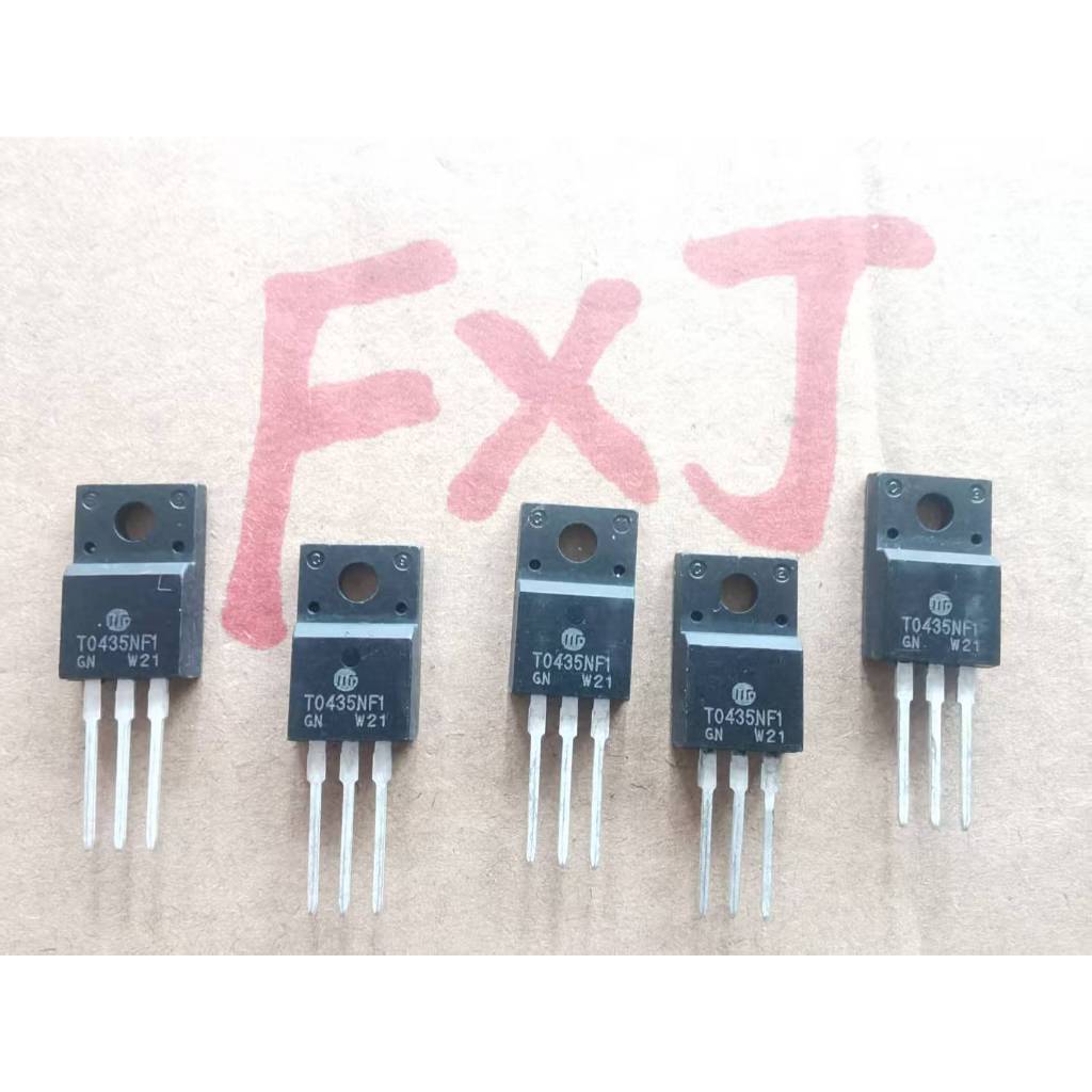 ((5 ชิ้น) T0435NF1 Power ทรานซิสเตอร์ TO-220F ยี่ห้อใหม่ TO435NF1 การถ่ายภาพจริง