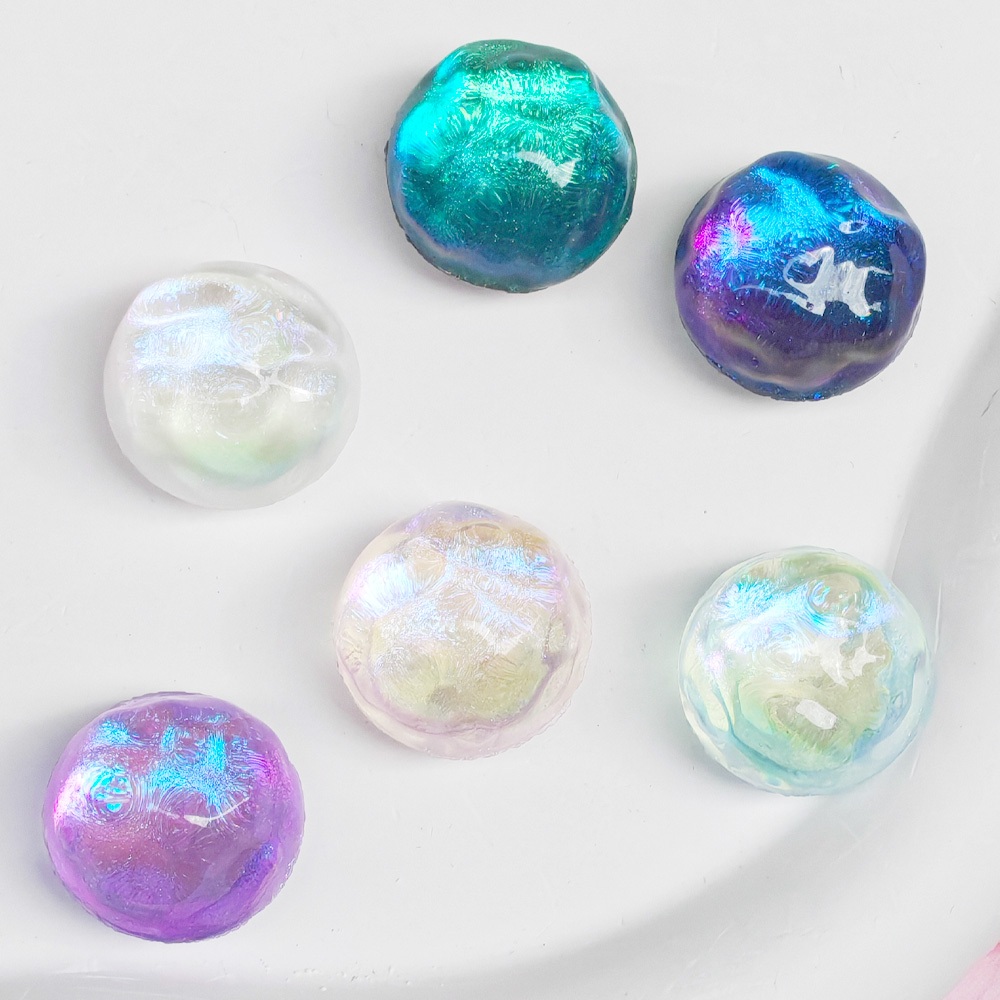 Sparkling Powder Starry Sky รอบรองเท้า Charm DIY เล่นเรซิ่น Handmade Patch Beach รองเท้าตกแต่ง