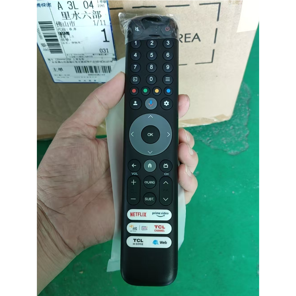 ใหม่ RC833 สําหรับ TCL Smart Voice TV รีโมทคอนโทรลหรือรีโมทคอนโทรลโปร่งใสซิลิโคนกรณี RC833 series ปลอกซิลิโคน