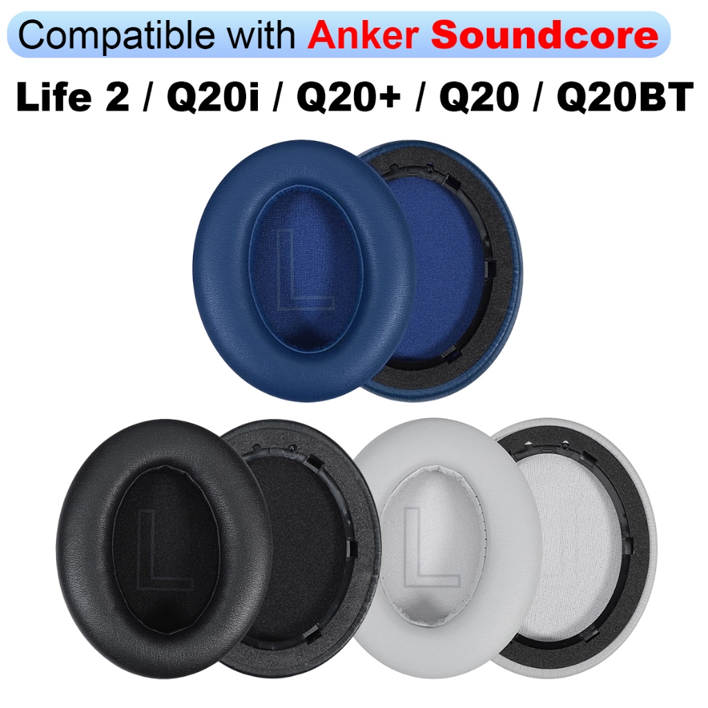 1 คู่สําหรับ Anker Soundcore Life 2 Q20 Q20 + Q20i Q20BT หูฟัง Earpad เบาะฟองน้ําชุดหูฟัง Earmuffs