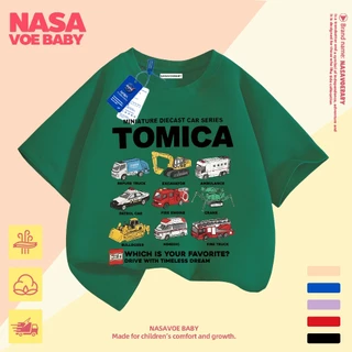 【ส่งเร็ว 24ชม】 เสื้อยืดเด็ก ลายการ์ตูนรถ ระบายอากาศดี ไม่ต้องรีด ระบายอากาศดี 1-13 ปี