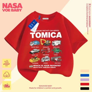 【ส่งเร็ว 24ชม】 เสื้อยืดเด็ก ลายการ์ตูนรถ ระบายอากาศดี ไม่ต้องรีด ระบายอากาศดี 1-13 ปี