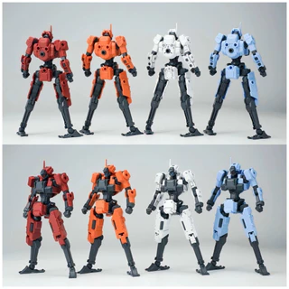 Sheik แผ่นดินใหญ่ 1/18 3MIN-A Series Fenrir-A2 Standard Type Model Kit - 2 ชุด (สีเดียวกัน) ใน 1 กล่อง Modular POK Semi-Skeleton(ไม่มีลําตัว) สําหรับรุ่น Hobby Display & Collection