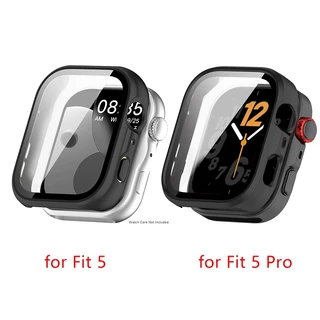 กรณีคอมพิวเตอร์แข็งที่เข้ากันได้สำหรับ for Huawei Watch Fit 5 Pro Fit 5 กรณีพร้อมหน้าจอป้องกันฟิล์มป้องกันการชนกันกระแทกสำหรับ for Huawei Watch Fit5