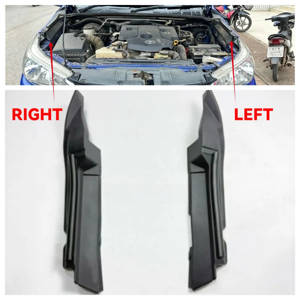 ยางรอบบังโคลนหน้า Toyota Hilux Revo 2015-2021 53807-0K100 53808-0K100 ซีลฝาแผงลอย แท้เบิกศูนย์ อะไหล่รถยนต์