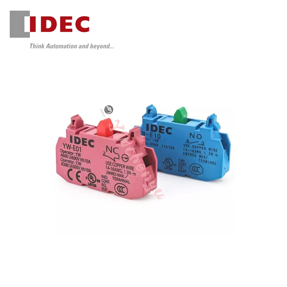 IDEC สวิตช์หยุดฉุกเฉิน Contact YW-E10 E01 EW11 EW02 HW-U01