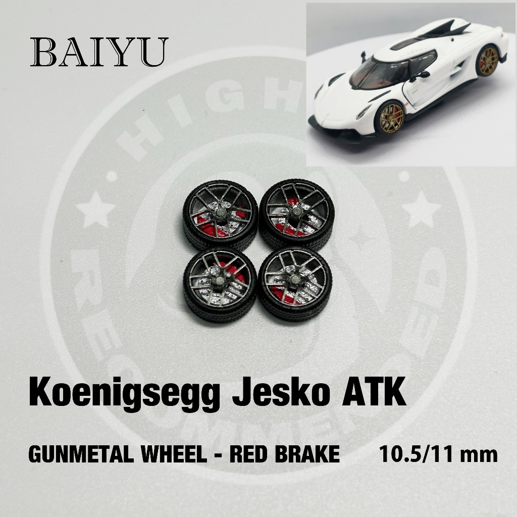 BAIYU 1/64 รถโมเดลล้อ - Koenigsegg Series jesko ATK/ CC850