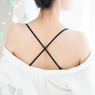 สายเสื้อใน สายบางรุ่นยาวมีหลายวิธีสวมใส่สามารถเชือกแขวนคอคอข้ามใช้ที่เรียบง่ายอเนกประสงค์แฟชั่นฤดูร้อน6สีที่มีอยู่(สีดําสีขาวสีเหลืองม่วงชมพู)