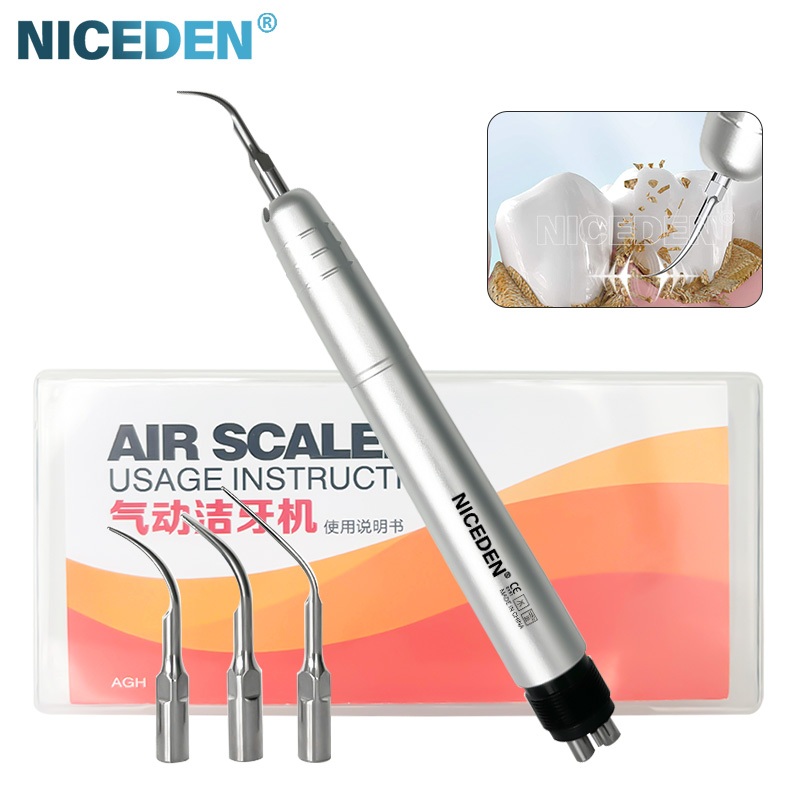 NICEDEN air-Sc aler 2/4Holes air Scaler Handpiece 3 เคล็ดลับ G1/G2/G3