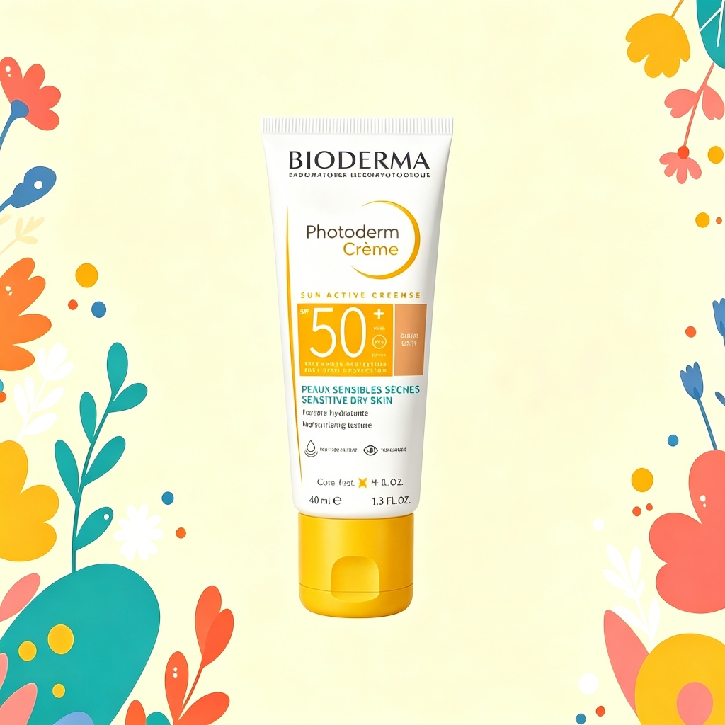 Bioderma Photoderm Crème SPF50+ Sunscreen 40ml, ให้ความชุ่มชื้นสําหรับผิวแห้งที่บอบบาง