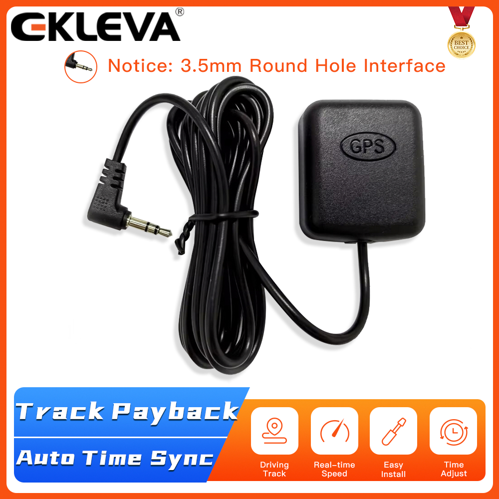 เสาอากาศ GPS รถ Tracker สําหรับ EKLEVA Carplay Android Auto Dash Cam