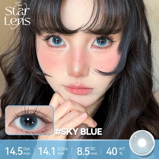Starlens คอนแทคเลนส์ 1 คู่ Soft Eyes Wearing Makeup Lens DIA14.2-14.5mm ใช้งานได้ 6 เดือน