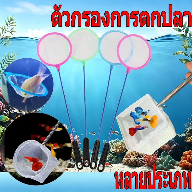 1PC AquariumFish ตาข่ายตกปลาสแตนเลส Retractable กุ้งขนาดเล็กตกปลาสุทธิปลากุ้งถัง Aquarium อุปกรณ์เสริม