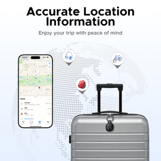 UGREEN Fine Track Mini 2 แท็กสมาร์ทสมาร์ท Locator Anti Lost Finder Locator IP68 สําหรับ iPhone 17 Pro Max 17 Pro 16 Pro Max 16 Pro
