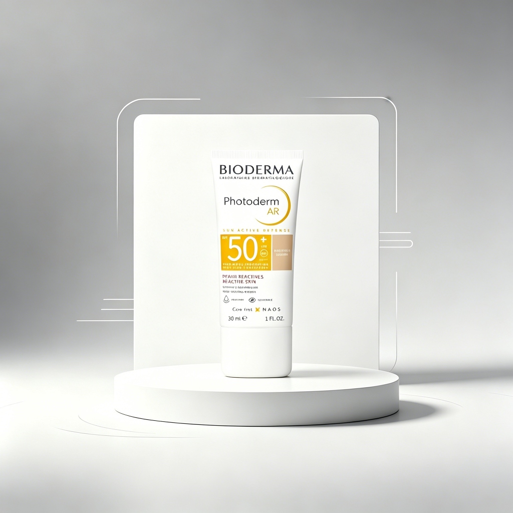 Bioderma Photoderm AR SPF50+ 30ml - ครีมกันแดดป้องกันสูงสําหรับผิวบอบบางและปฏิกิริยา