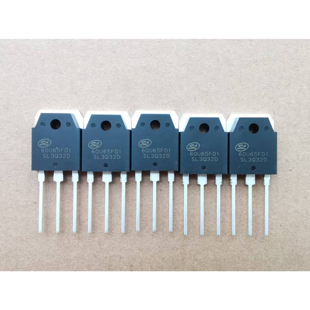 ((5 ชิ้น) 60U65FD1 ของแท้/ใหม่เอี่ยม IGBT Field Effect Tube SGT60U65FD1 TO-3P