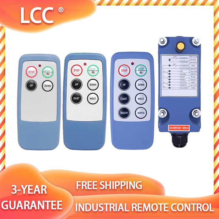 LCC SAGA-L4/L6/L8 รีโมทคอนโทรลไร้สายอุตสาหกรรม รถบรรทุกควบคุมระยะไกล รอกไฟฟ้าเครน