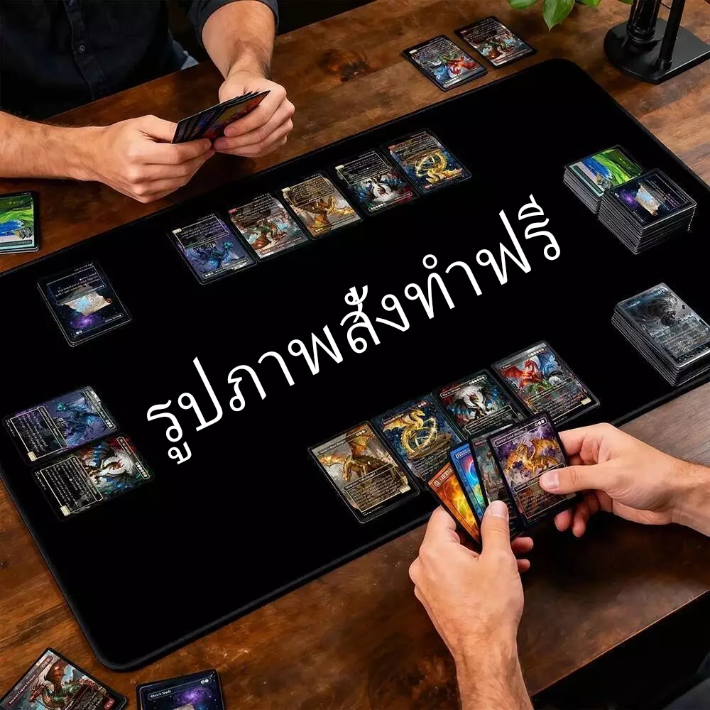 แผ่นรองเล่น MTG แบบกําหนดเอง, แผ่นรองเล่น TCG, DIY สําหรับ playmat Riftbound, 35x60 ซม., tapete magic MTG, กันลื่น, ทนทาน, เย็บขอบ, เสื่อการ์ดเมจิก