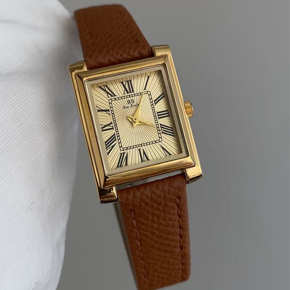 สุภาพสตรี Elegant Quartz Vintage นาฬิกา Niche Minimalist รูปที่ 6